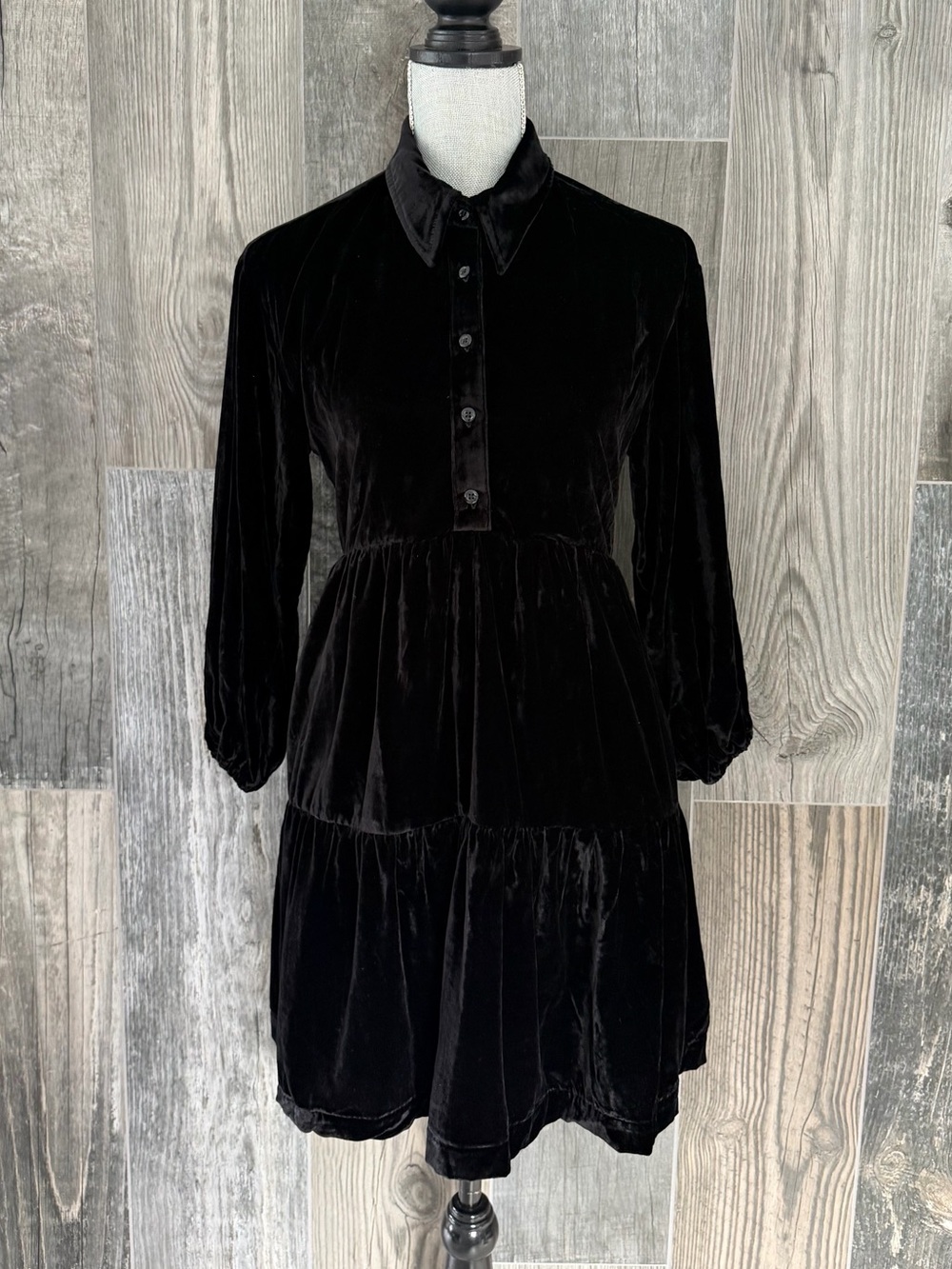 Maeve by Anthropologie Bettina Tiered Shirt Dress